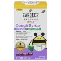 Zarbee's Cough Syrup +Immune, With Agave, Natural Grape Flavor, Baby - 2 Fluid ounce 