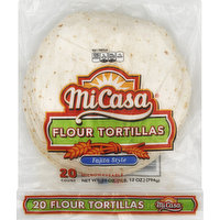 Mi Casa Tortillas, Flour, Fajita Style - 20 Each