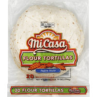 MiCasa Tortillas, Flour, Fajita Style - 20 Each 