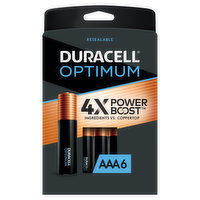 Duracell Batteries, Alkaline, AAA, 1.5 V - 6 Each