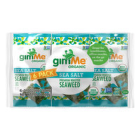Gimme Seaweed Snack, Roasted, Sea Salt, Value Pack - 6 Each