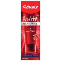 Colgate Toothpaste, Fluoride, Anticavity, High Impact White, Renewal - 3 Ounce 