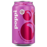 Poppi Prebiotic Soda, Doc Pop - 12 Fluid ounce 