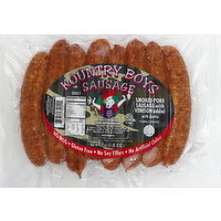 Kountry Boys Sausage, Pork, Smoked, with Venison Added - 24 Ounce 