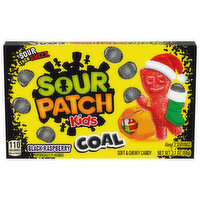 Sour Patch Kids Coal Black Raspberry Soft & Chewy Candy - 3.1 Ounce 