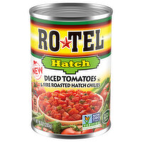 Ro-Tel Tomatoes, Diced, Hatch - 10 Ounce 