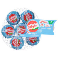 Babybel Semisoft Cheese, Light, Mini - 6 Each 