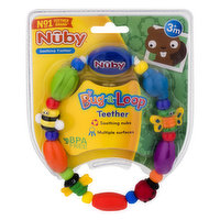 Nuby Teether, Bug-A-Loop, 3+ Months - 1 Each