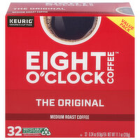 Eight O'Clock Coffee Coffee, Medium Roast, The Original, K-Cup Pods, Value Pack - 32 Each 