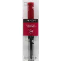 Revlon Lipcolor, Moisturizing Topcoat, Unending Red 480