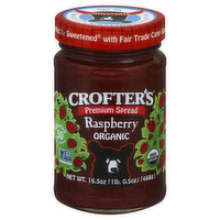Crofter's Premium Spread, Organic, Raspberry - 16.5 Ounce