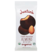 Justin's Butter Cups, Organic, Dark Chocolate Almond