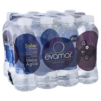 Evamor Artesian Water, Natural - 12 Each 