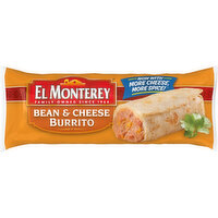 El Monterey Burrito, Bean & Cheese - 4 Ounce 