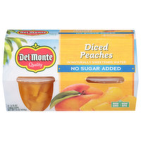 Del Monte Peaches, No Sugar Added, Diced