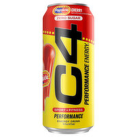 C4 Energy Drink, Performance, Zero Sugar, Mango Foxtrot - Brookshire's