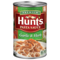 Hunt's Pasta Sauce, Garlic & Herb, Premium - 24 Ounce 