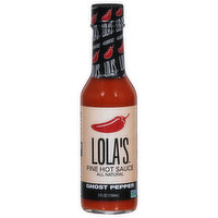 Lola's Fine Hot Sauce, All Natural, Ghost Pepper - 5 Ounce 