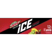 Mtn Dew Soda, Cherry, 12 Pack