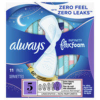 Always Pads Infinity With Flex Foam - 2 Size - 32 count – Direct FSA