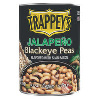 Trappey's Blackeye Peas, Jalapeno, Flavored with Slab Bacon - 15.5 Ounce 
