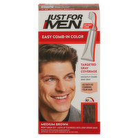 Just For Men Easy Comb-In Color, Medium Brown A-35 - 1 Each 