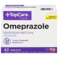 TopCare Omeprazole, 20 mg, Tablets - 42 Each 