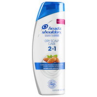 Head & Shoulders Shampoo + Conditioner, Dandruff,  2 in 1, Dry Scalp Care - 13.5 Fluid ounce 