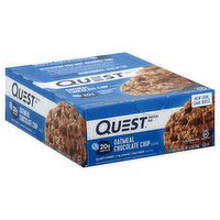 Quest Protein Bar, Oatmeal Chocolate Chip Flavor - 12 Each