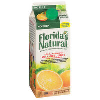 Florida's Natural Orange Juice, 100% Premium, No Pulp - 52 Fluid ounce 