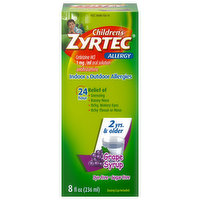 Zyrtec Allergy, Children's, Grape Syrup - 8 Ounce 