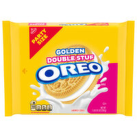 OREO OREO Double Stuf Golden Sandwich Cookies, Party Size, 24.95 oz - 24.95 Ounce 