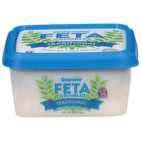 Odyssey Feta, Traditional, Crumbled - 4 Ounce 