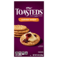 Toasteds Crackers, Harvest Wheat, Lightly Toasted