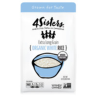 4Sisters White Rice, Organic, Extra Long Grain