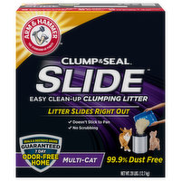 Arm & Hammer Clumping Litter, Easy Clean-Up, Multi-Cat - 28 Pound 
