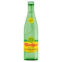 Topo Chico Mineral Water, Twist of Lime, Carbonated - 12 Fluid ounce 