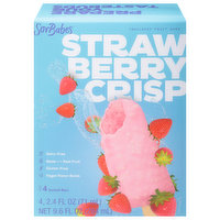 Sorbabes Sorbet Bars, Strawberry Crisp - 4 Each 