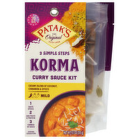 Patak's Curry Sauce Kit, Korma, Mild