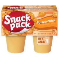 Snack Pack Butterscotch Flavored Pudding - 4 Each 