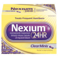 Nexium Acid Reducer, 24HR, 20 mg, Clear Minis, Delayed-Released Capsules - 42 Each 