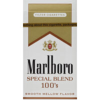 Marlboro Cigarettes, Filter, Special Blend, 100's, Flip-Top Box - 20 Each 