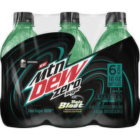 Mtn Dew Soda, Zero Sugar, Baja Blast, 6 Pack - 6 Each 