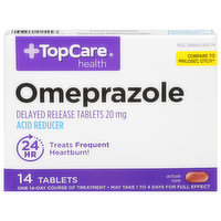 TopCare Omeprazole, 20 mg, Tablets - 14 Each 