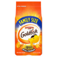 Goldfish Baked Snack Crackers, Xtra Cheddar, Family Size - 10 Ounce 