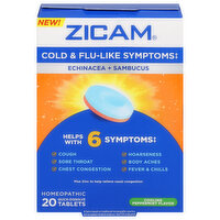 Zicam Cold & Flu, Echinacea + Sambucus - 20 Each 