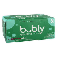 bubly Sparkling Water, Watermelon - 8 Each