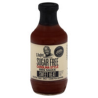 G Hughes BBQ Sauce, Sugar Free, Carolina Style - 17 Ounce