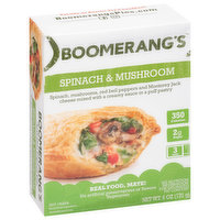 Boomerang's Pie, Spinach & Mushroom - 6 Ounce 