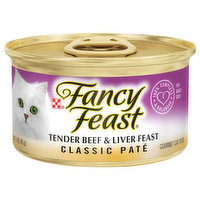 Fancy Feast Cat Food, Gourmet, Tender Beef & Liver Feast, Classic Pate